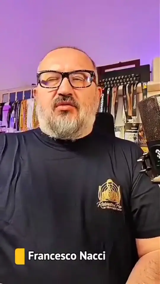 Fotogramma della testimonianza di Francesco Nacci, Ristoratore Pro